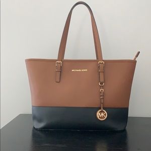 Michael Kors Black Bottom Tote